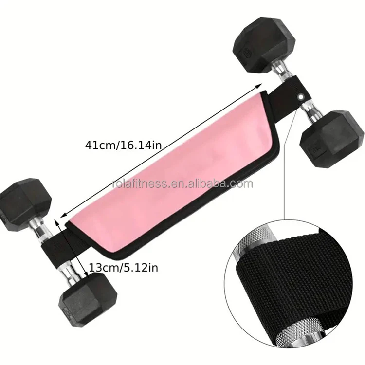 MR Tib Bar Weight Lifting Accessories Gym Hip Thrust Belt Hip thrust pad for weights with Dumbbells