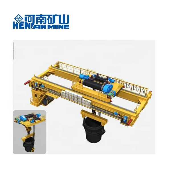 Customized double girder small lifting weight double beam 30 ton 40 ton 50 ton overhead foundry bridge cranes selling price