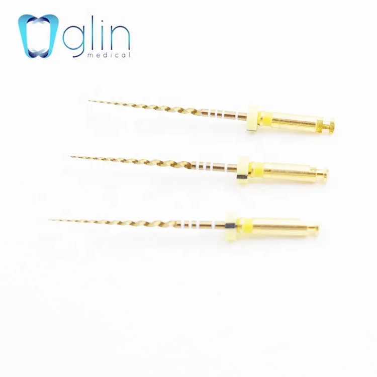 Glin Fast Delivery Dental Endo Heat Activation File  G Super Gold Rotary Files