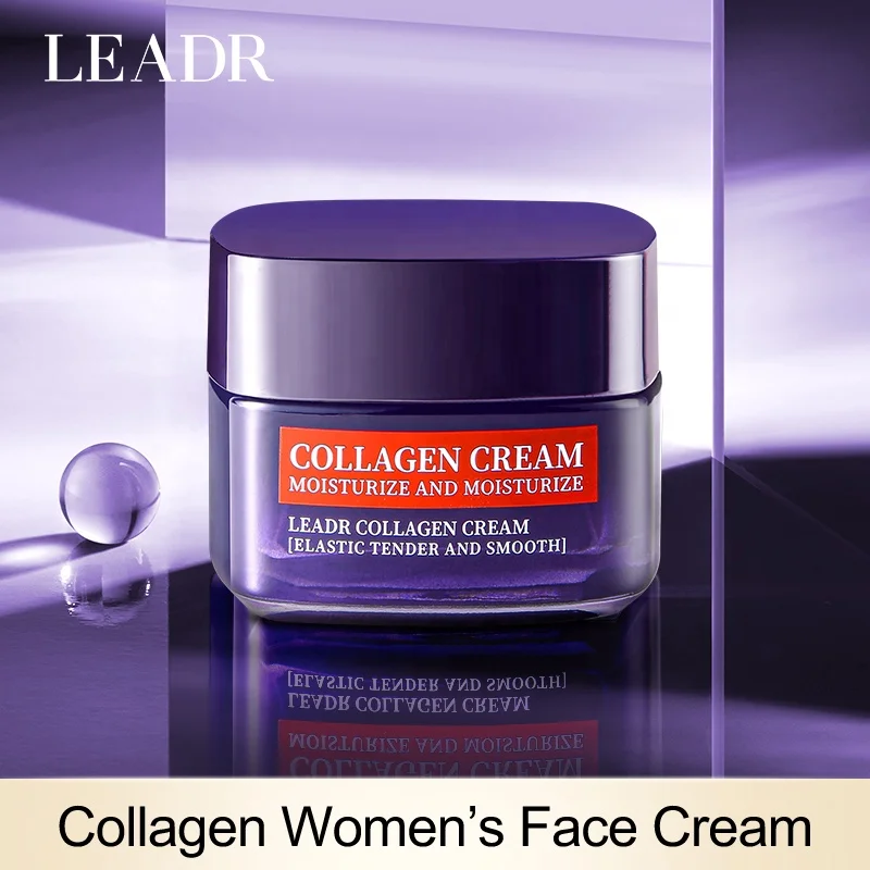 OEM Natural Hyaluronic Acid neck Brightening Tightening Firming Lotion Vitamin Ceramide Glowing Skin Lightening Facial Cream