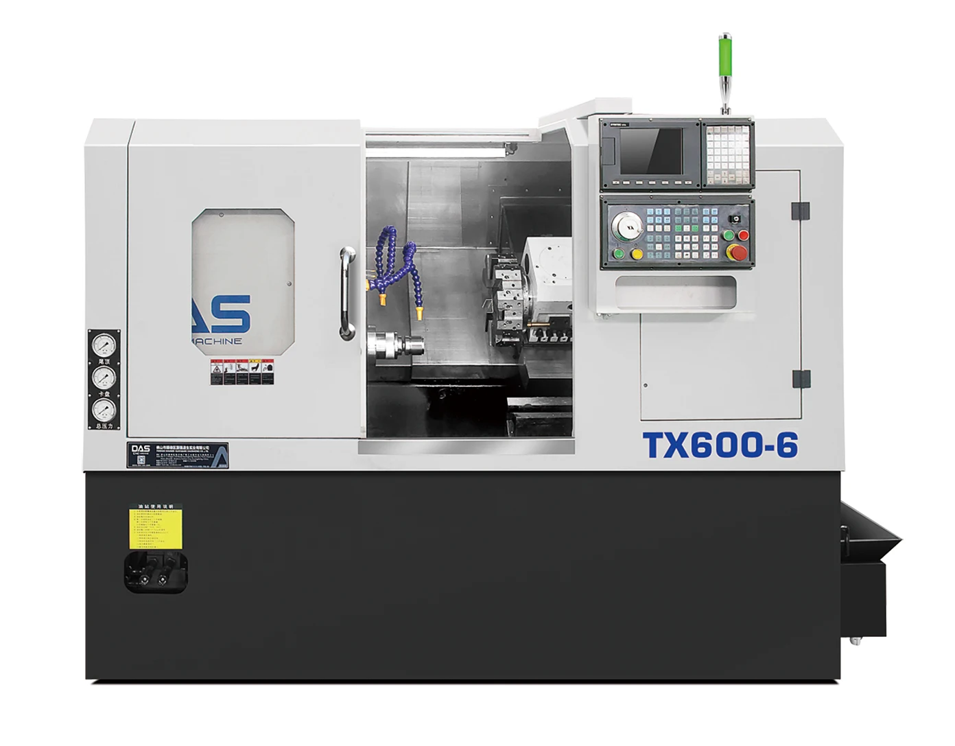 TX600-6 3 axis High Precision turret type living cnc tools machine popular 12 stations cnc mahine with bar feeder