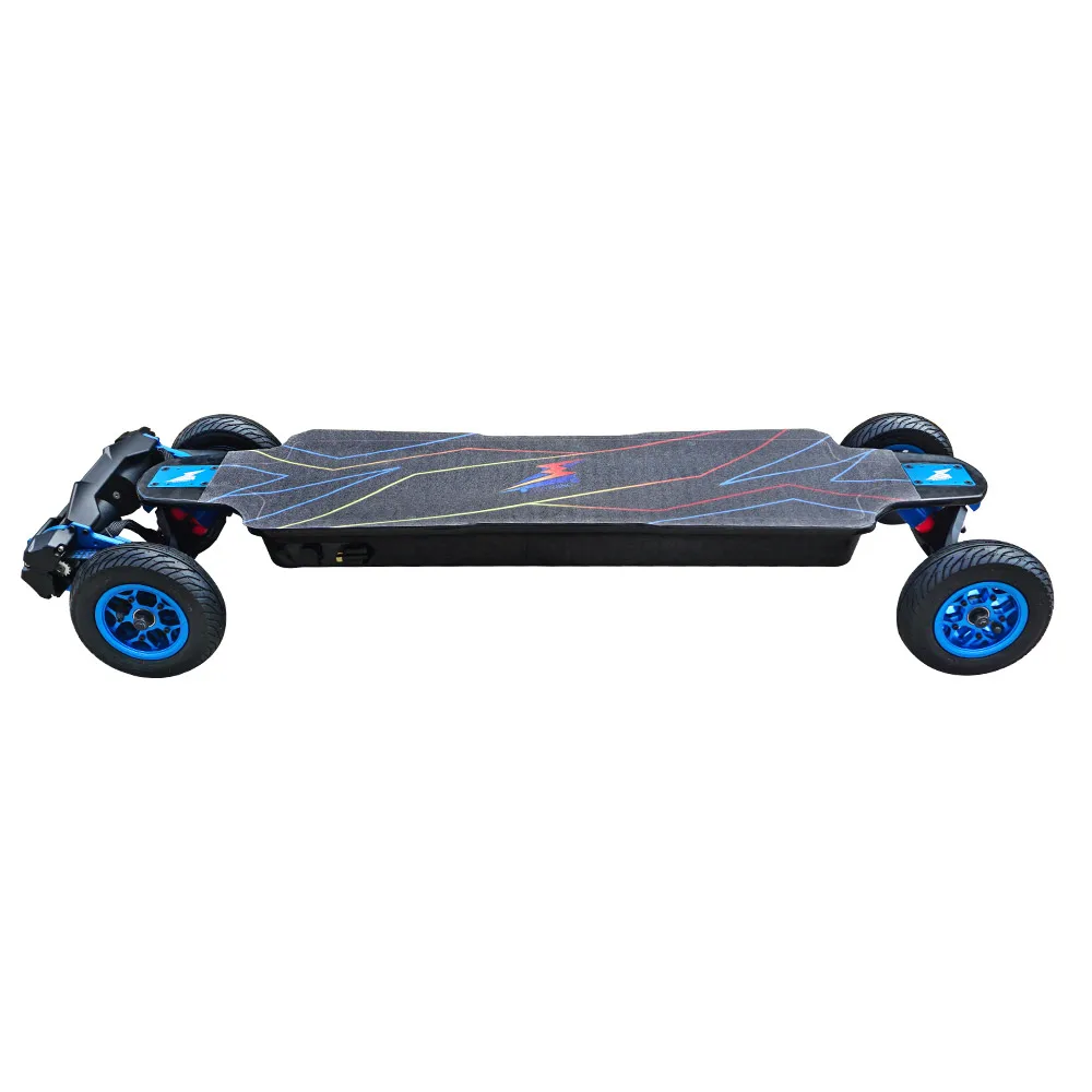 Flipsky Top Speed Durable Carbon Fiber Deck Electric Skateboard Longboard Come With Dual FSESC 75100 14S Battery