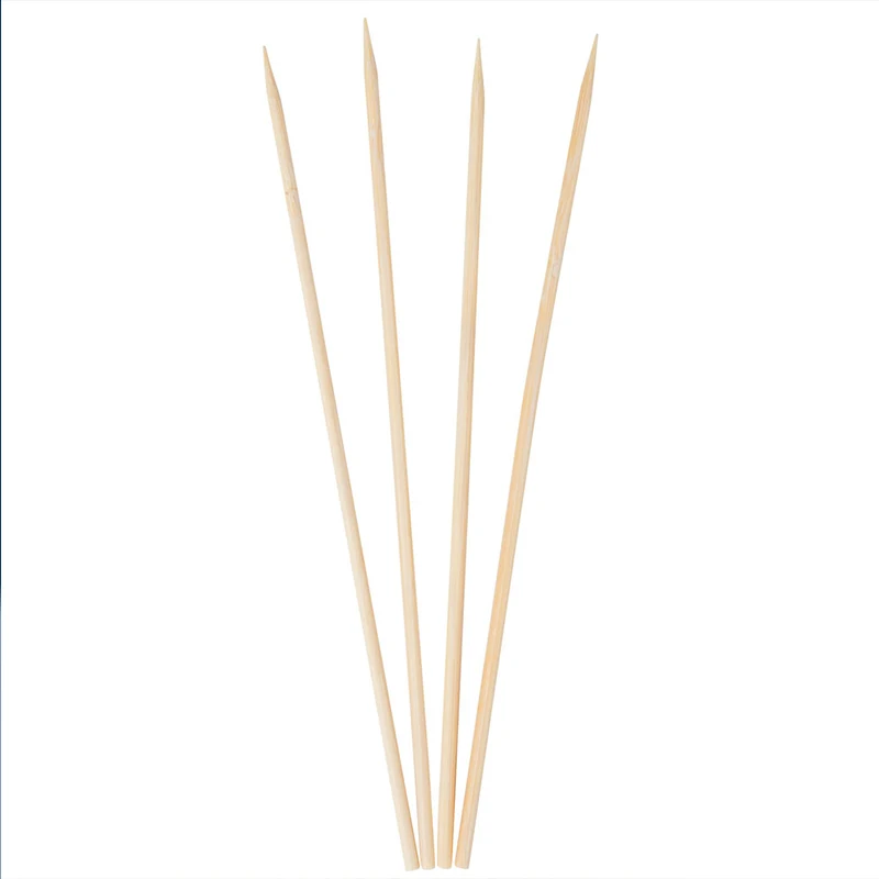 Disposable cheap fruit and vegetables rock sugar gourd barbecue skewer Heat resistant tool 180mm 3.5m skewer