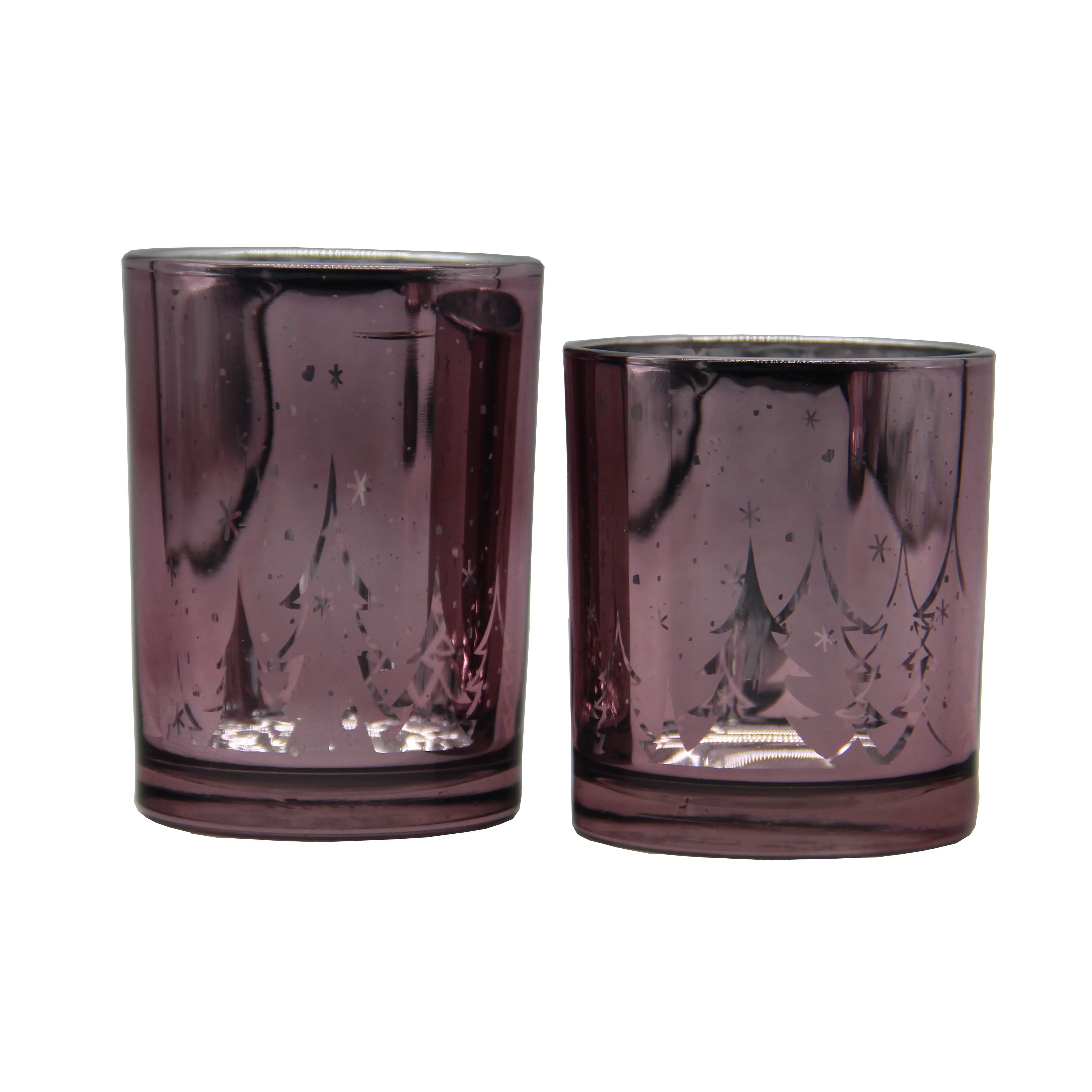 Розовый подсвечники набор чайных свечей с мерцающим светом Держатели