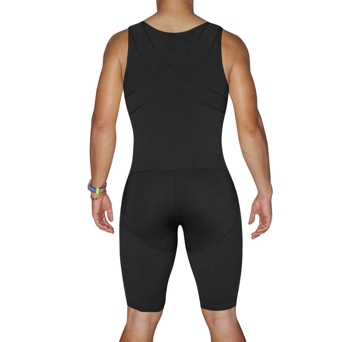  Body shaper 6XL men full body shapewear one-piece waist trainer tight hips bodysuit slimming underwear girdle