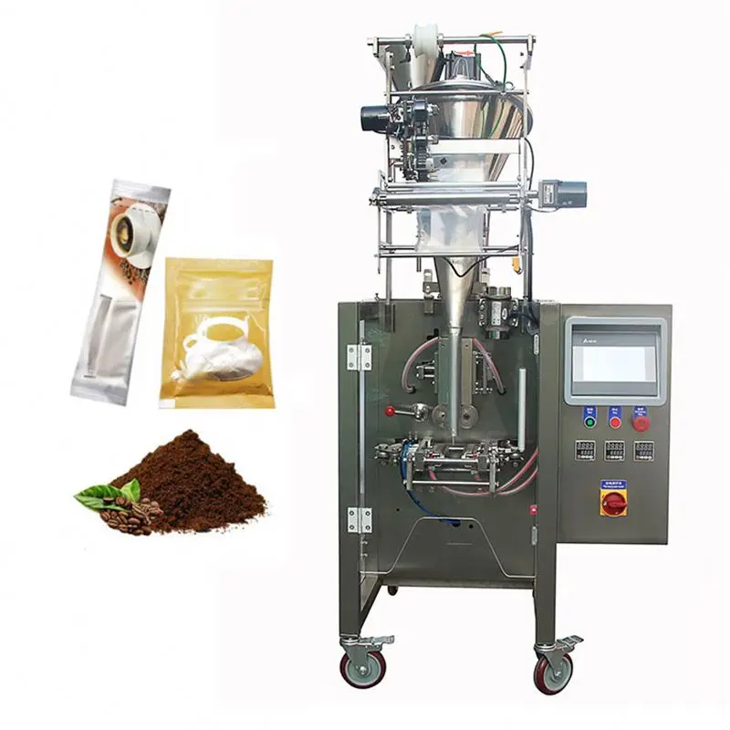 Powder Automatic Tea Coffee Bag Pouch Sachet Price And Salt 1Kg Shrink Rice Honey Milk Sugar Food 3  Packing Machine For Spices