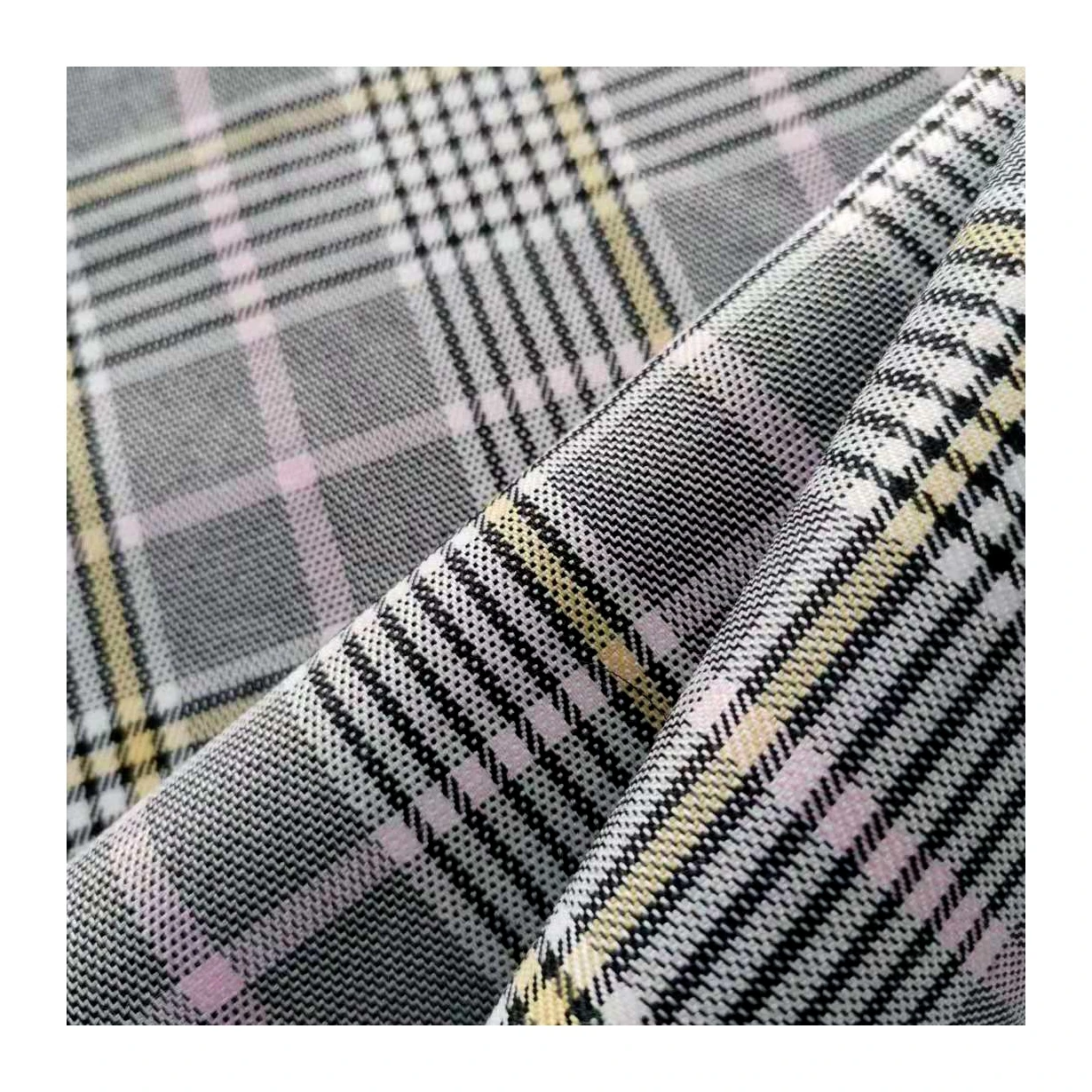 Хлопчатобумажная ткань из спандекса, дышащие и спортивные мужские рубашки, ткань с краской из пряжи для блузки, рубашек, платьев