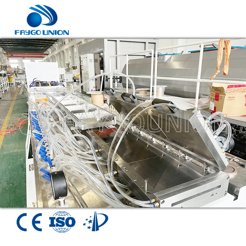Faygo Union PVC / UPVC plastic profile extrusion extruder production line supplier machine quote supplier cost