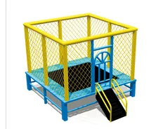 Bettaplay Mini  round Indoor Trampoline for Kids Small round Outdoor Fitness Steel and Foam Jumping Device for Home Use