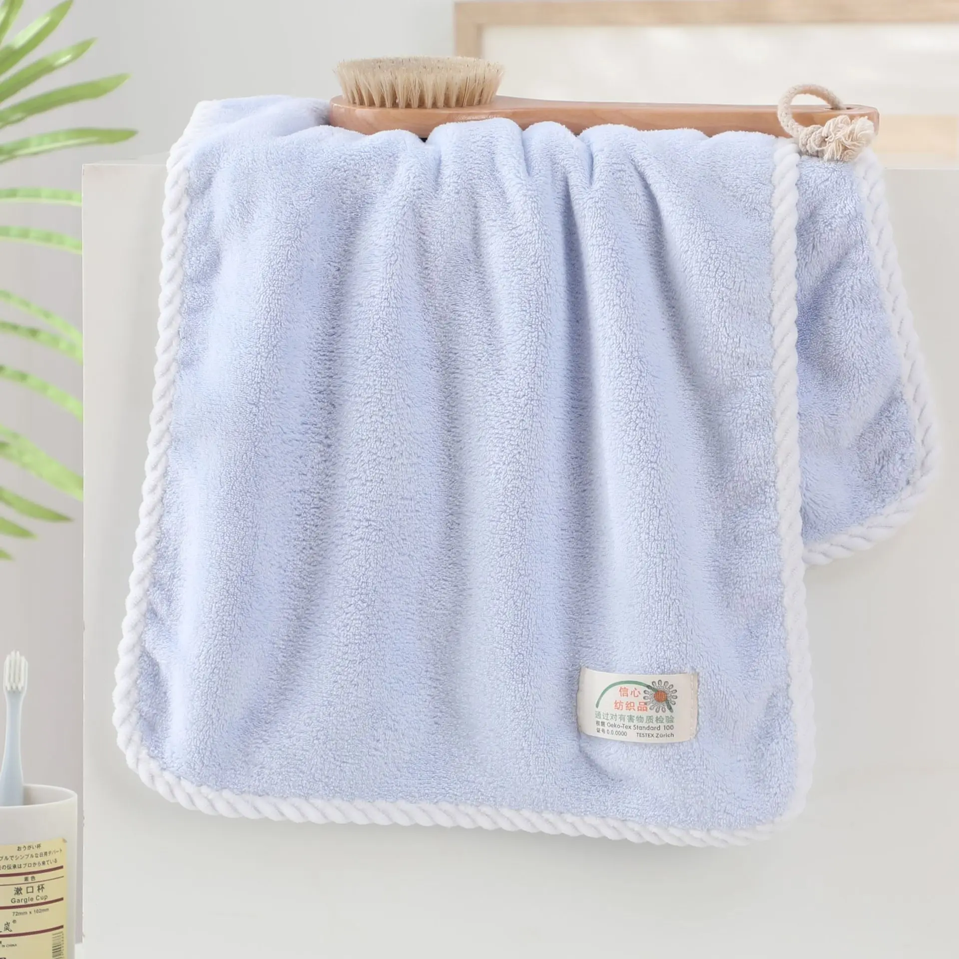 Factory Price Custom Printed Cover Coral Velvet Bath Towel Adult Household Dry Hair Towel Soft Bibulous Bath Towel 70 * 140cm