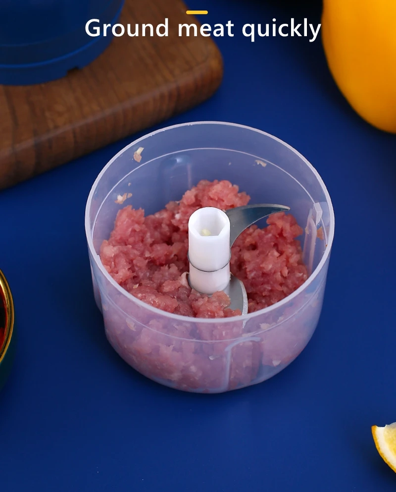 USB Charging Vegetable Chopper for Nuts Chili Onion Minced Meat and Spices BPA Free mini electric garlic grinder processor