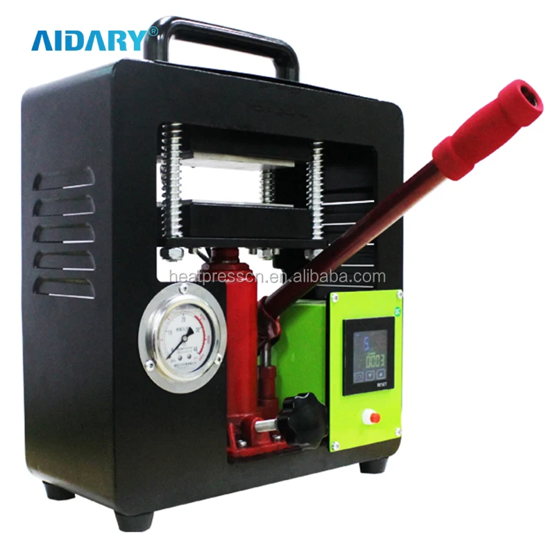 AIDARY Dual Heating Press Machine CE Provided Flatbed Printer Digital Controller New Arrival High Pressure 10ton 28 Manual 12*12