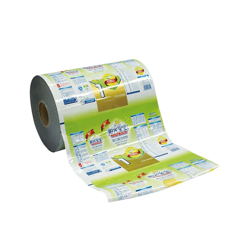 Metallized Foil Laminated Aluminum Plastic Food Flexible Packaging Film Roll sachet For Taro Tomatto Potato Chips Packaging