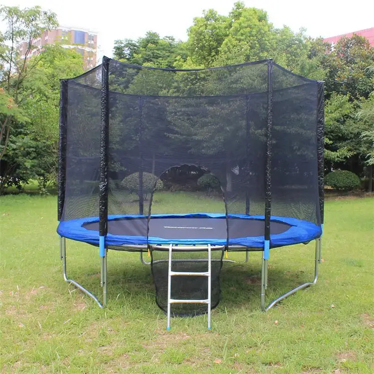Manufacturer child trampolines for adults with enclosures round 10ft trampoline outdoor with safety net