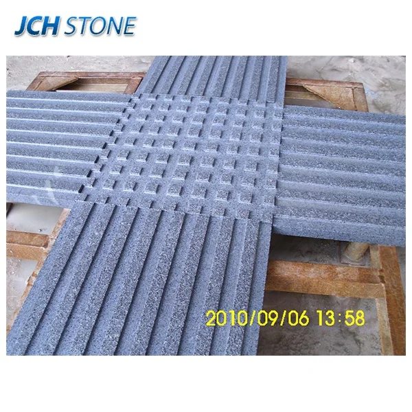 Chinese natural granite G654 footway pavement tactile blind stone