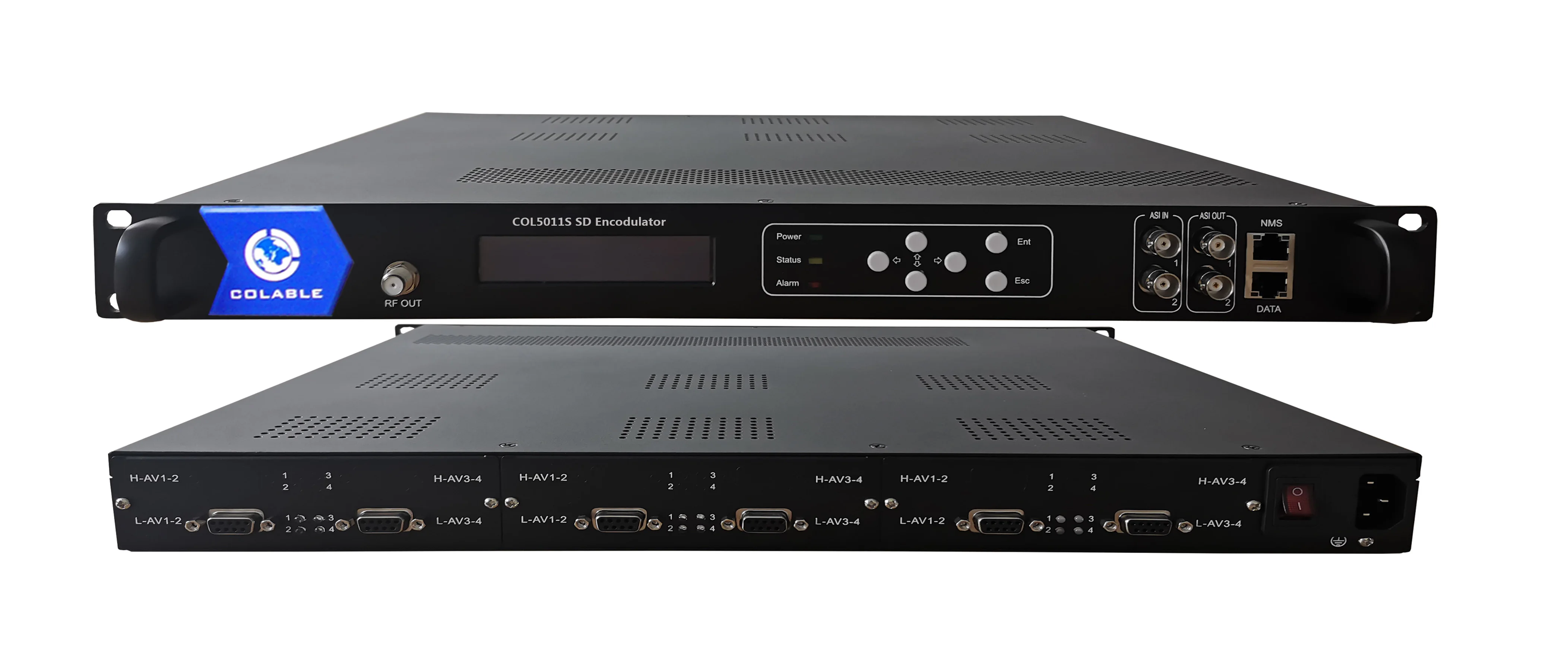 Цифровая ТВ Головная станция оборудование Mpeg2 кодирования 24 в 1 DVB-C RF выход SD кодировщик модулятор