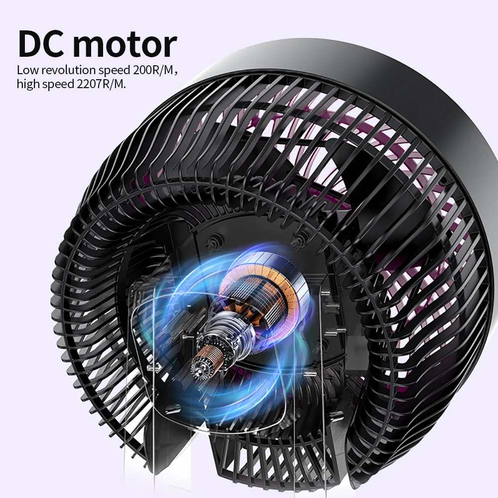 IMYCOO New Design Height Adjustable Floor Standing Fan Portable Desk Air Circulator Standing Oscillating Fan With Remote Control
