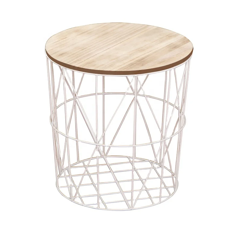 KINGWILLOW wholesale handmade metal woven iron dirty laundry basket with liner