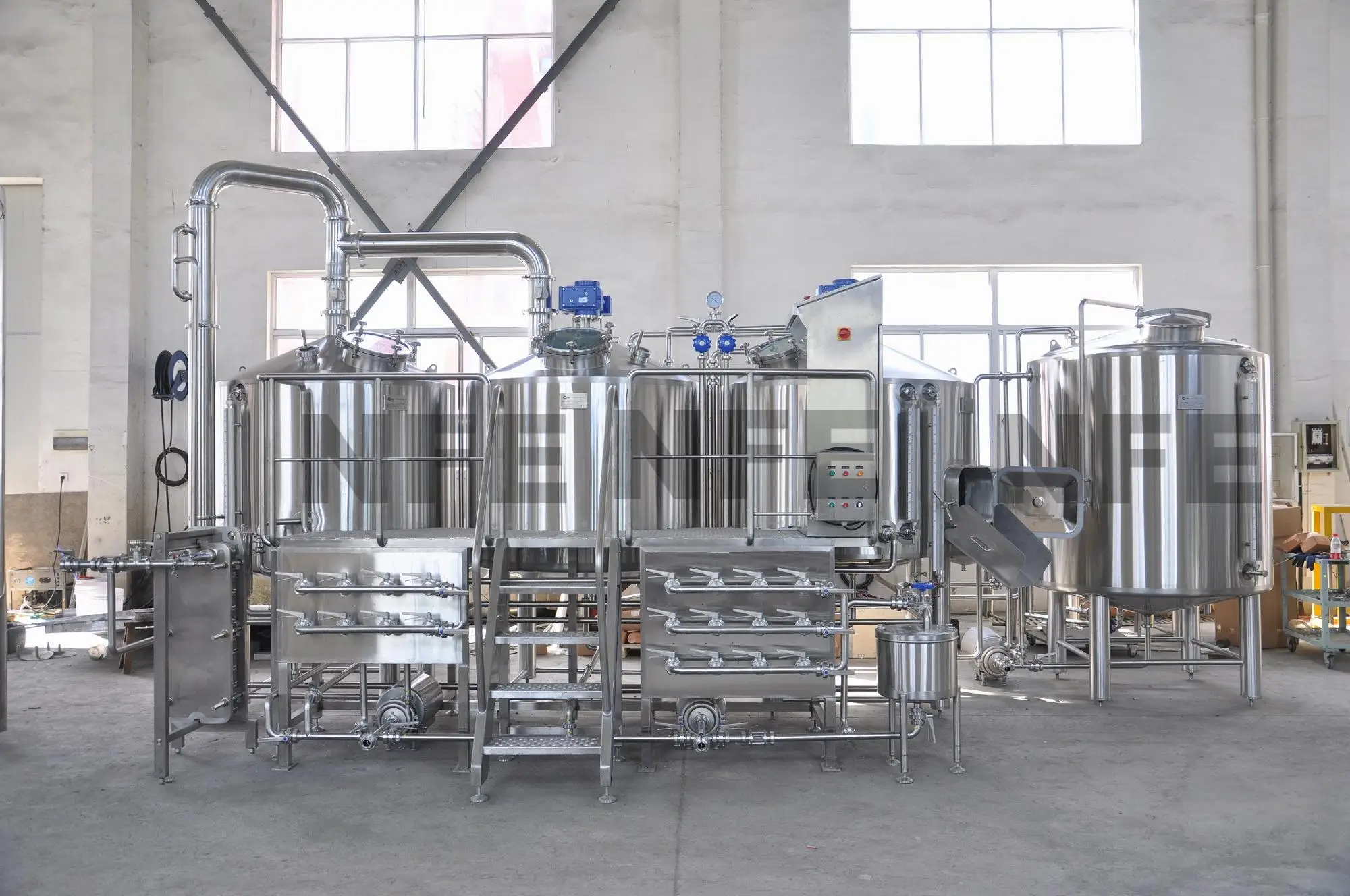 
full automatic alcohol beer production equipment, brewing system 
