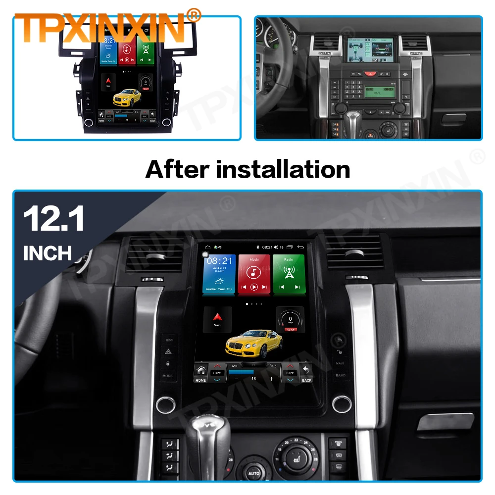 For Land Rover Range Rover Sport 2005 - 2009 Tesla Screen Car Radio GPS Navigation Android Multimedia