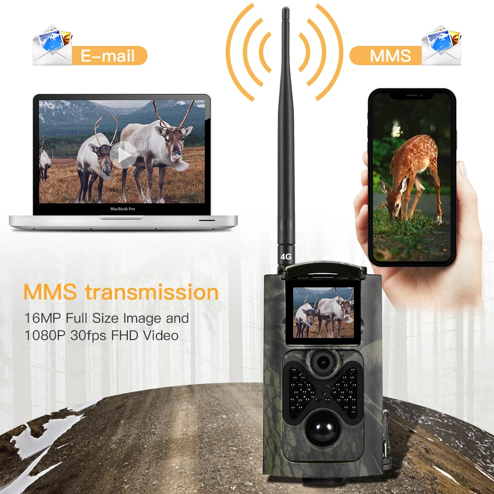 MMS SMTP GPRS Hunting Camera HC-550M 1080P 16MP  940nm 2G Trail Camera