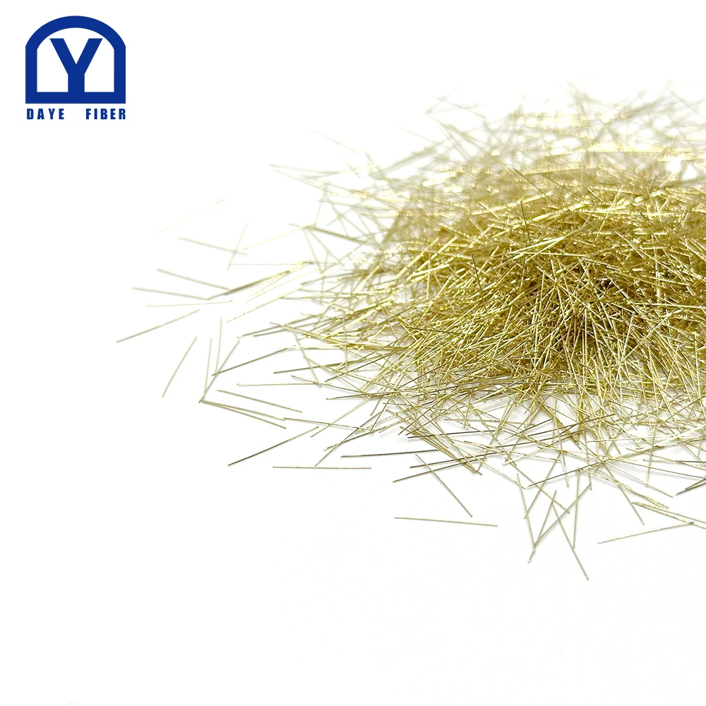 Made In China Round Wire Beton Iron Steel Fibers ECC For Facade Curtain Walls Copper Coated Steel Fiber UHPC