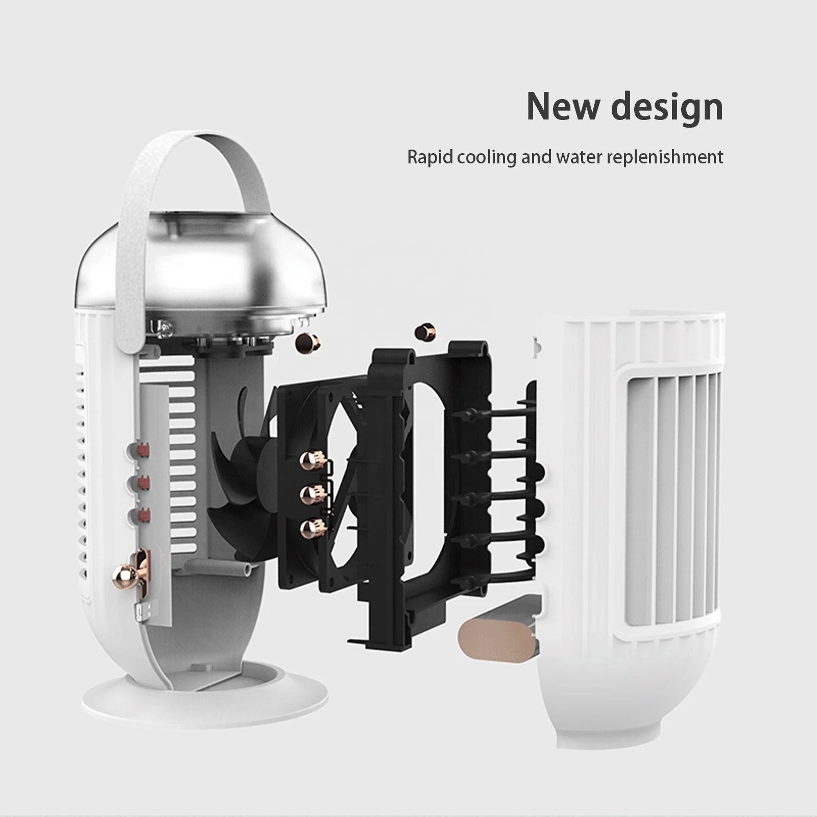 18 Degrees Water Mini Humidifier Purifier Cooling Fans USB charger Air Conditioners Mini Air Cooler Fan with Remote Control