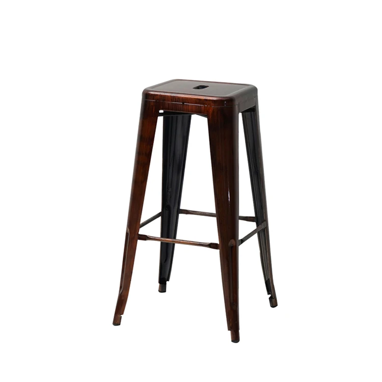 Stools Bar Chairs Commercial Counter Restaurant Metal Indoor Outdoor Stackable Bar Stool