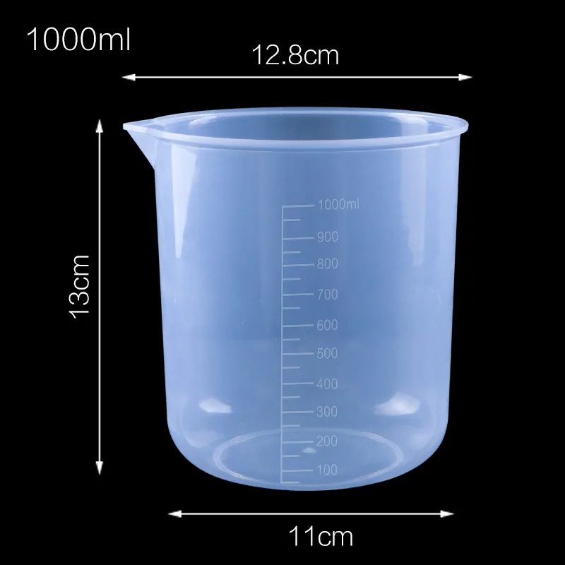 Laboratory plastic measuring cup 25ml /150ml/250ml/300ml tools
