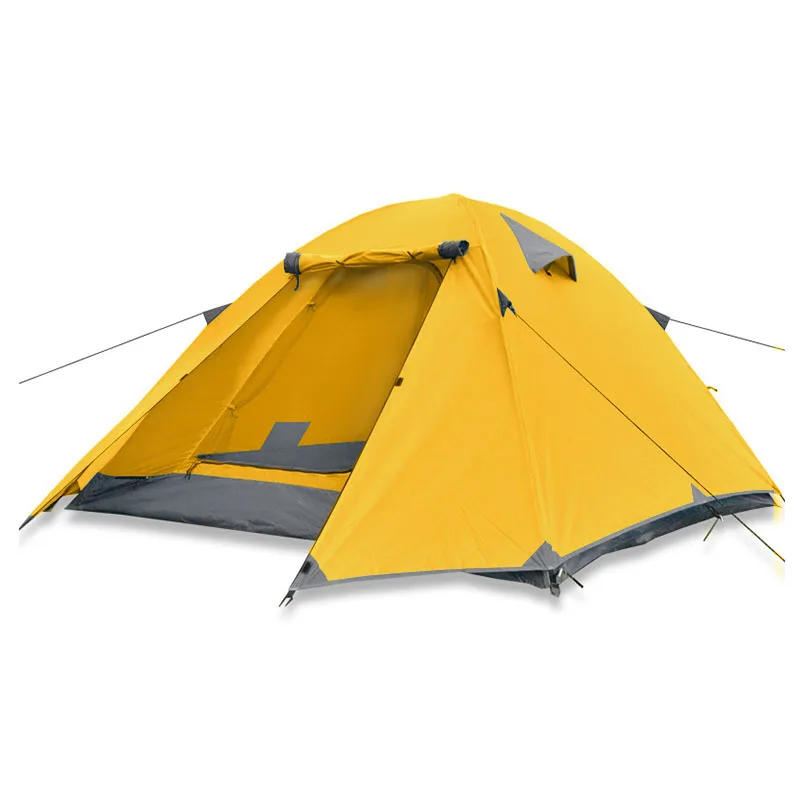 Outdoor Four Seasons Camping Tent Portable Large Space 3-4 Person Hand Built Park or Beach Sunshade Tent