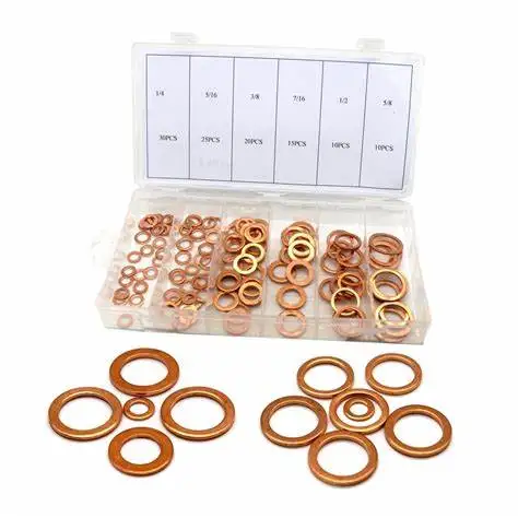 Sunpoint custom factory aluminum flat nut bolt screw washers stainless steel bolt nut washer copper washer