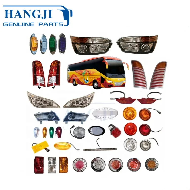 Guangzhou bus spare parts ZK6129h bus lights and lamps led for headlight  all kinds of Chinese buses