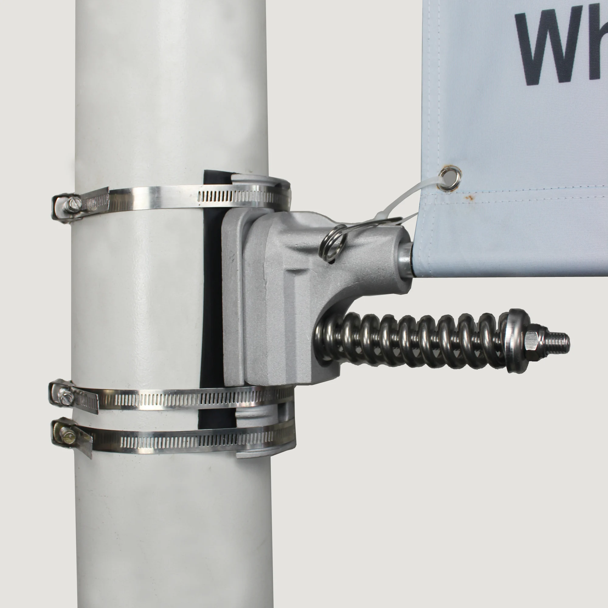 sign light pole commercial banner brackets