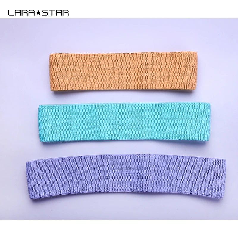 Custom Workout Resistance Band Booty Loop Comfortable Printed Fabric Exercise Leg Hip Circle Band, Fitness Elastic Glute Bands