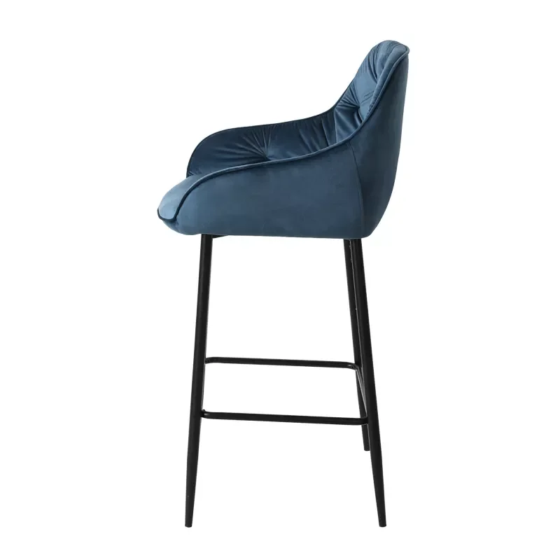 Wholesale velvet Bar Stool chair Furniture for Hotel Restaurant Bar home bar chair