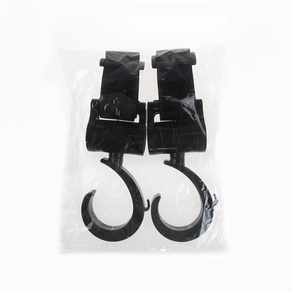 
Stroller Hook - 2 Pack of Multi Purpose Hooks Clip Hanger Great Accessory for Mommy when Jogging, Walking or Shopping 
