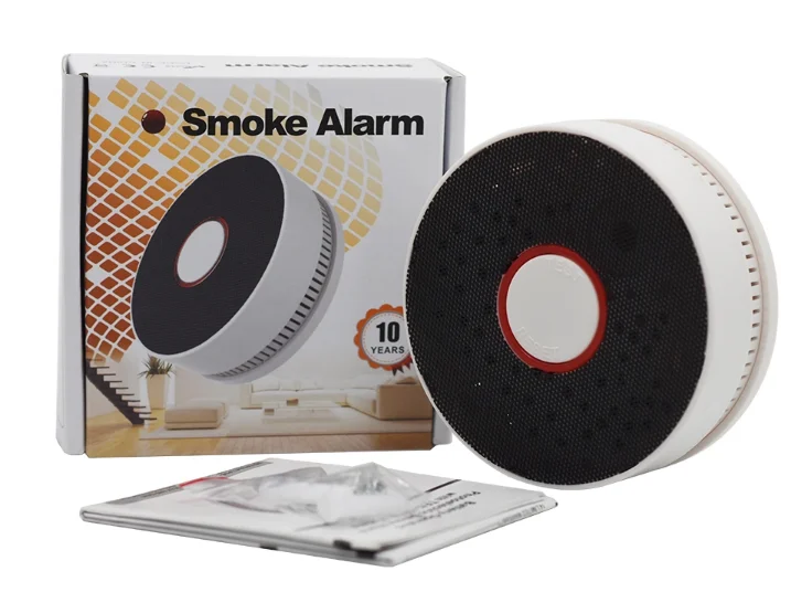 
long lifetime smoke alarm interconnected smoke detector OEM service CE approval 