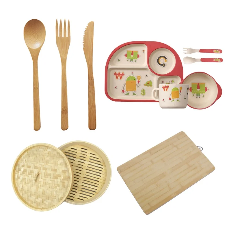Bamboo Tableware Bamboo Kitchenware Bamboo Fiber Powder Dinnerware