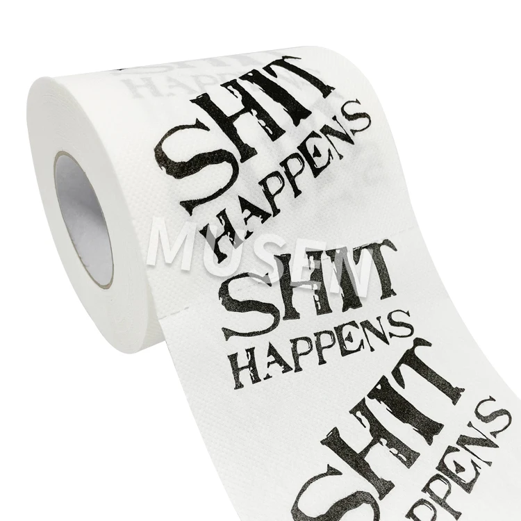 Factory direct supply emergency shit happen toilet paper for