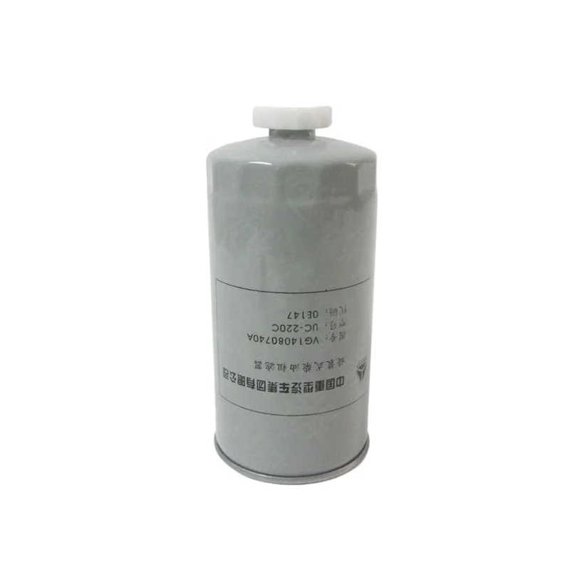 Rotary Diesel Coarse Filter VG14080739A UC-220 Fine Fuel Filter VG14080740A UC-220C For Sinotruk HOWO Shacman Weichai Truck Part