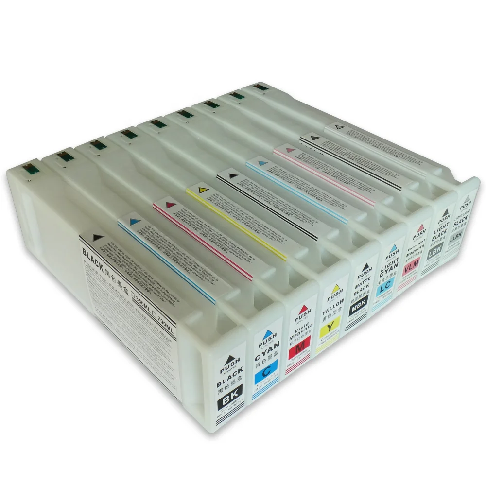 Wide Format T8041-T8049 Full Pigment Ink Cartridge Compatible for Epson Surecolor P6000 P7000 P8000 P9000 Printer
