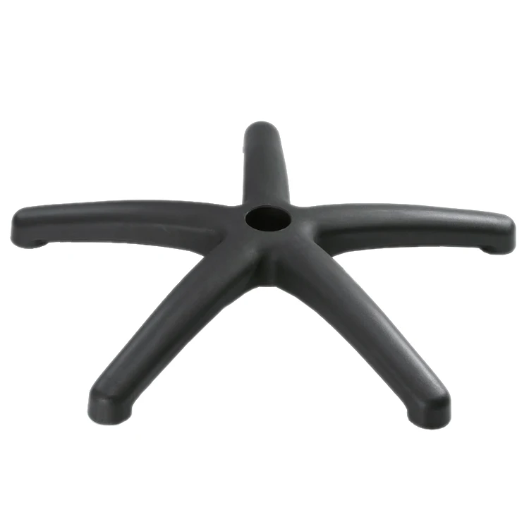 Factory price swivel chair base parts office chair leg five star nylon base
