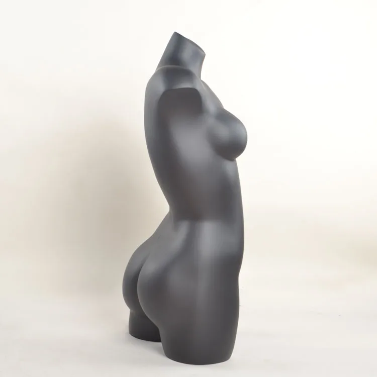 black color fiberglass bra display breast female mannequin for lingerie