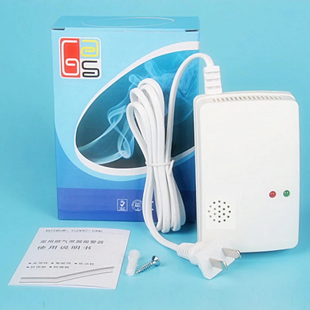 Natural Gas Leak Warning Detector Alarm Independent Gas Detector Sensor Working Temperature - 10 ~ 50 Celsius