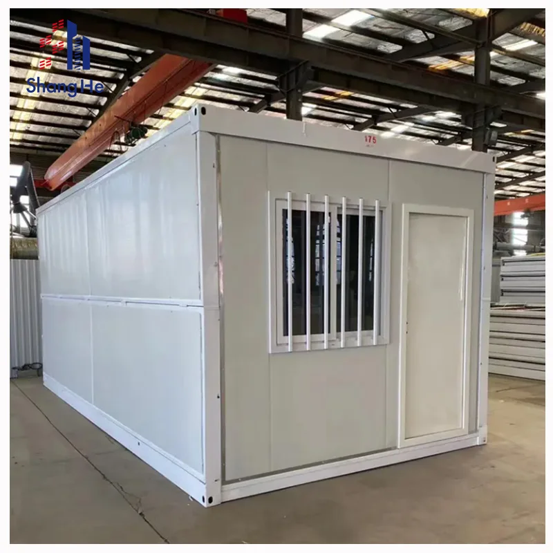 Новый дизайн заводской Стальной дом сборные складные 20 футов контейнерные дома
