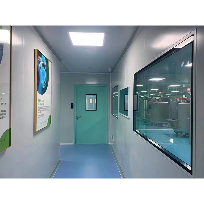 Gmp Operating Cleaning Room Purification Wholesale Sandwich Panels Door Clean Room For Plant Modular Cleanroom