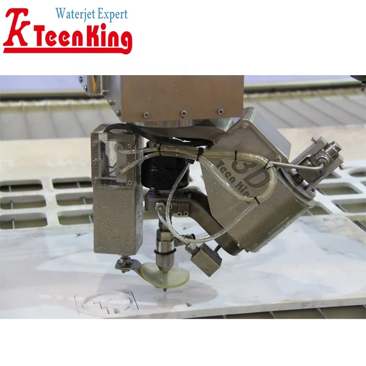 5 axis 3D water jet machine