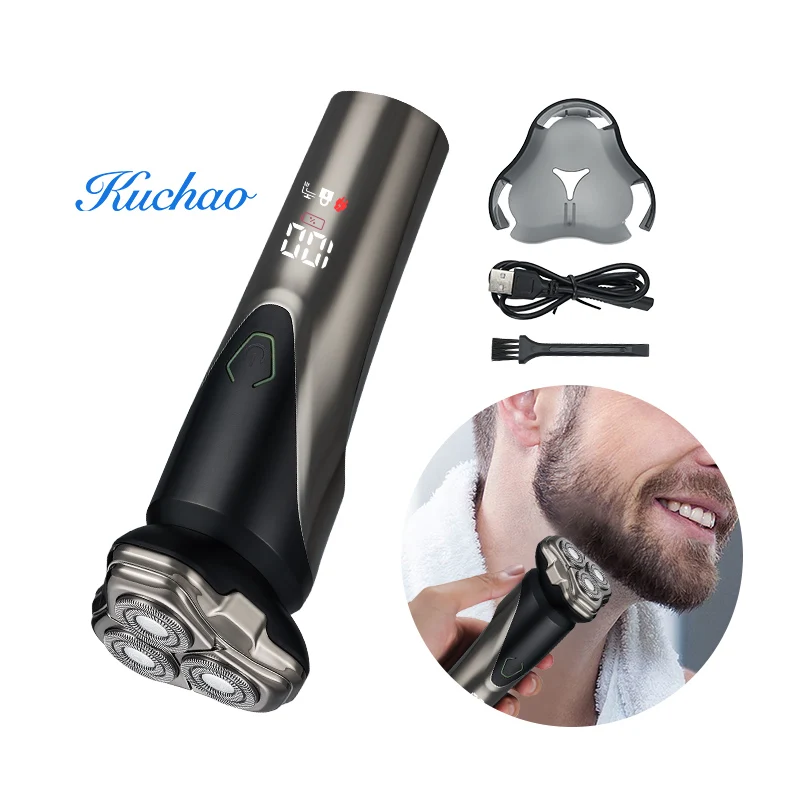 Производитель OEM/ODM 3D роторная электробритва для мужчин перезаряжаемые интеллектуальные