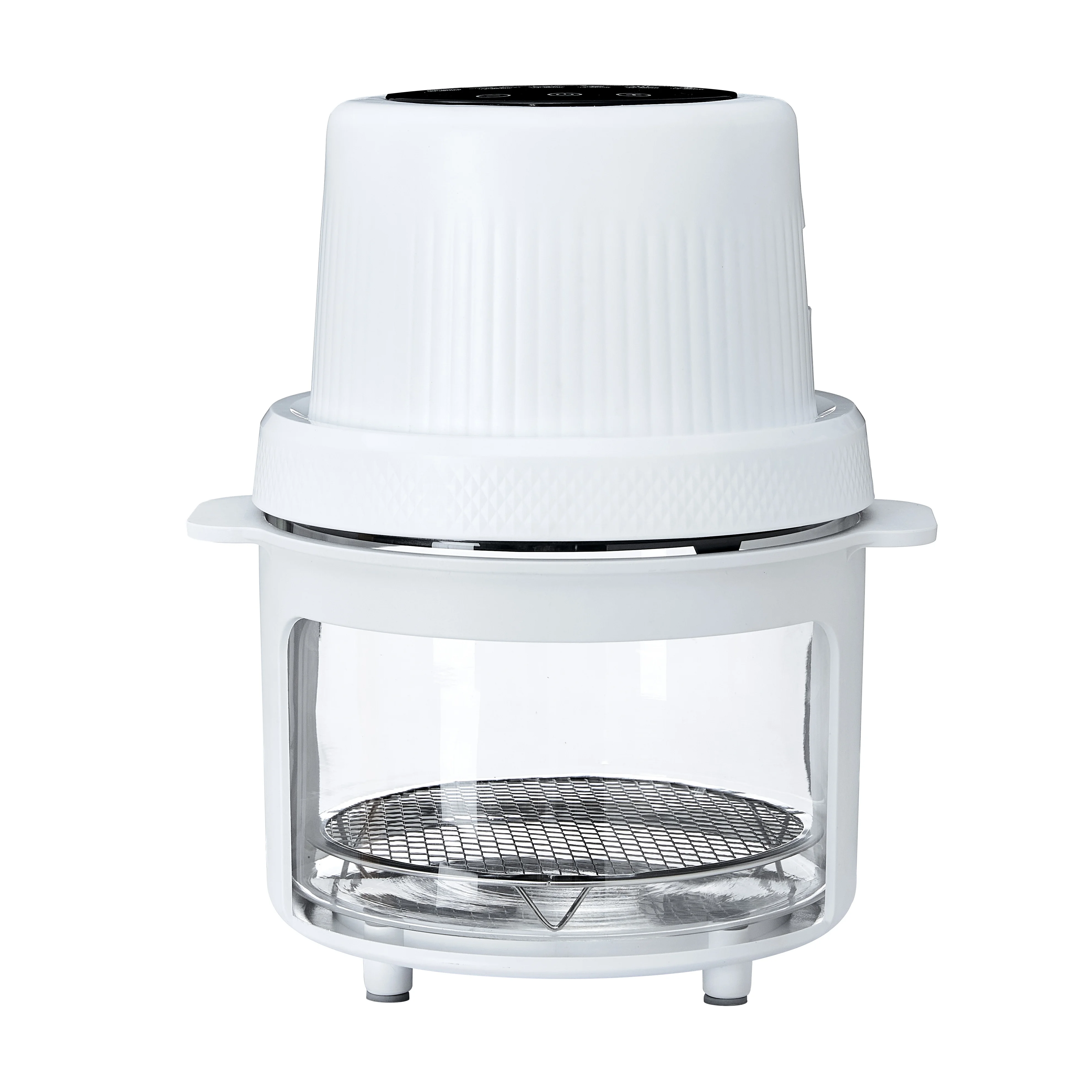 3L Visual Glass Pot Oil-Free  Air Fryers and Mini Electric Deep Fryer Non Stick Air Fryers