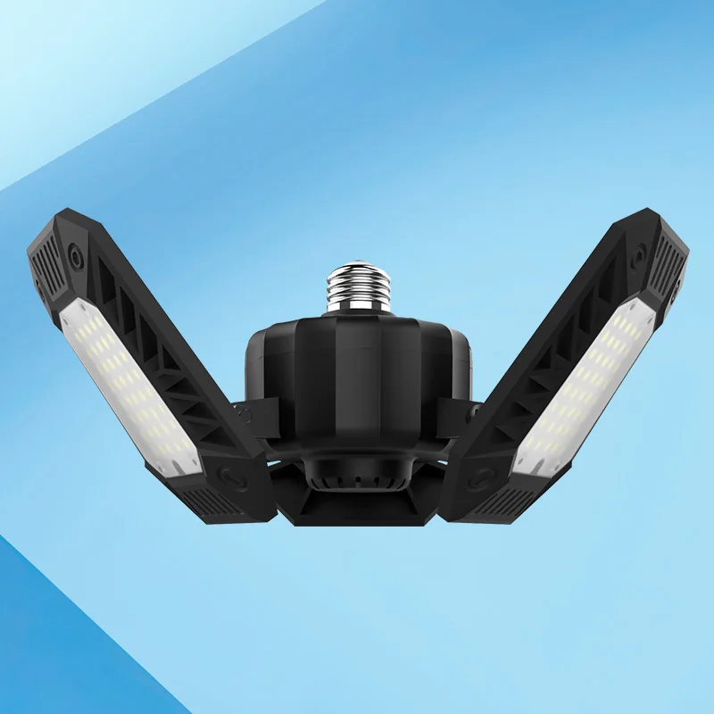 80W Indoor LED light LED deformable garage light for garage warehouse workroom